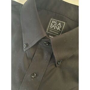 Jos. A. Bank Traveler Men's 16/34 Tailored Fit Button Up Long Sleeve Shirt